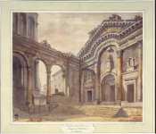 Clerisseau Charles-Louis Interior of Emperor Diocletians Palace in Split  - Hermitage